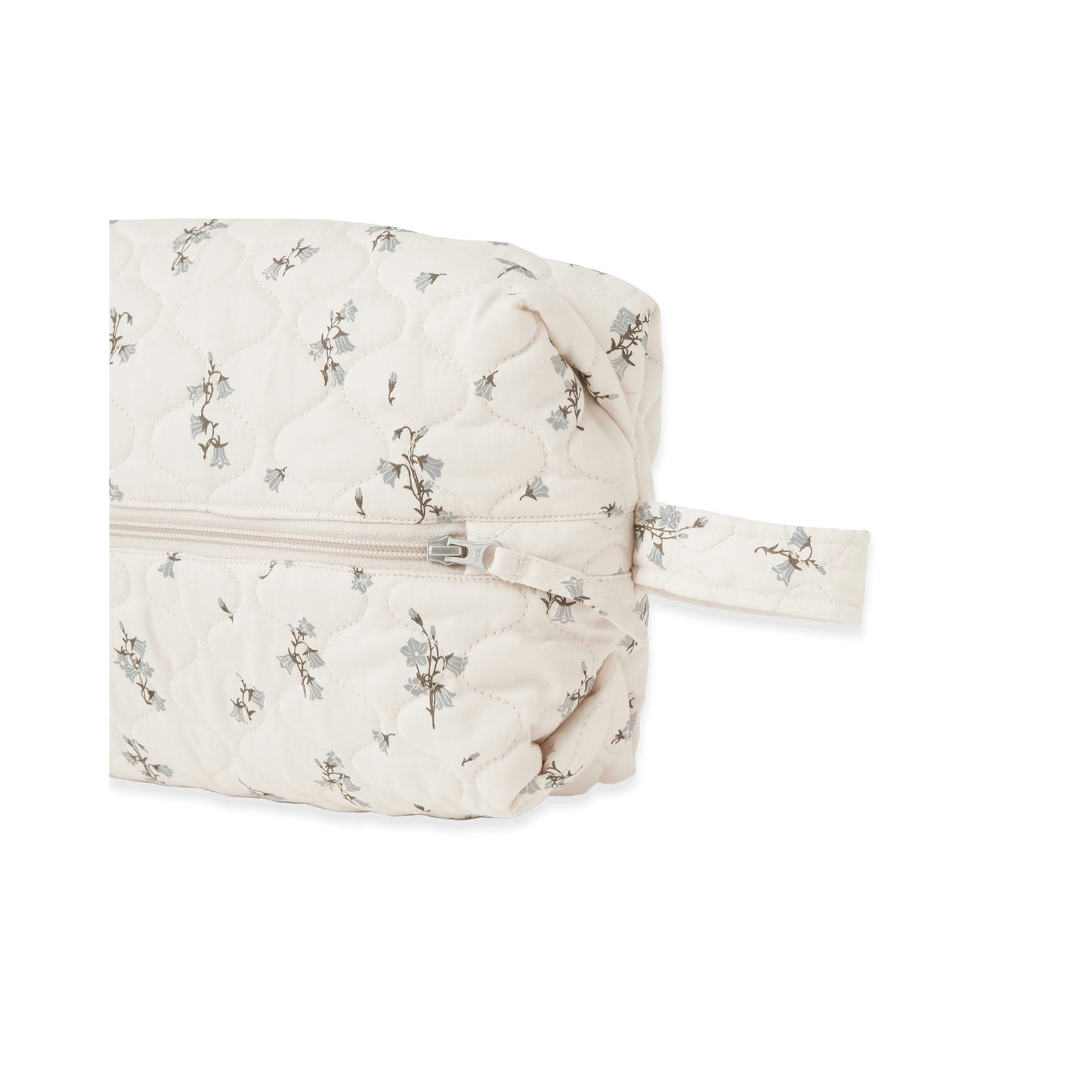 Neceser satin quilted - Bluebell