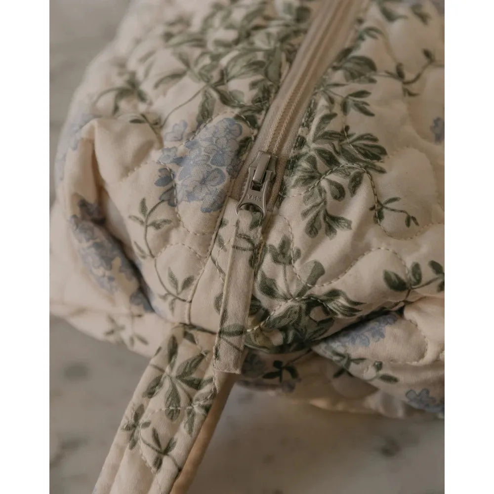 Neceser satin quilted - Plumbago