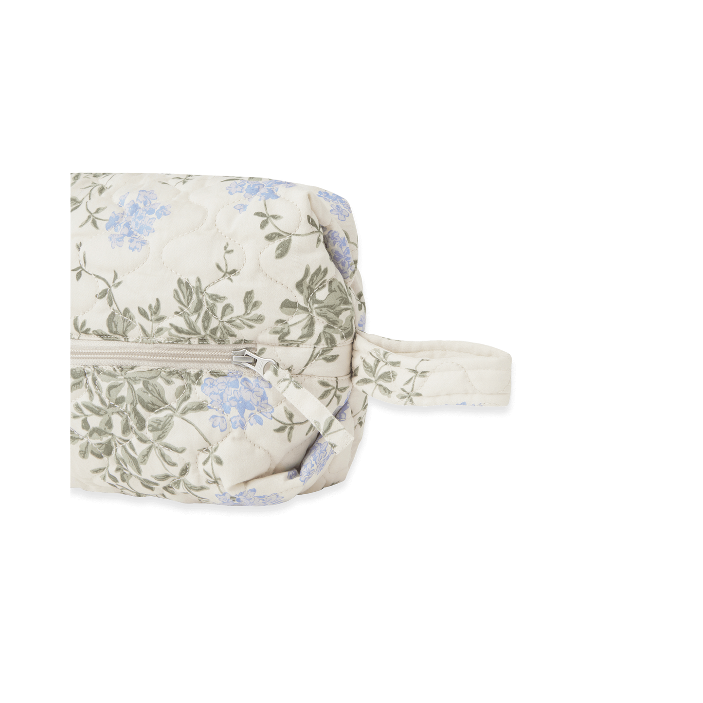 Neceser satin quilted - Plumbago
