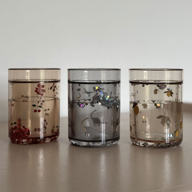 Set 2 Vasos Glitter - Lemon