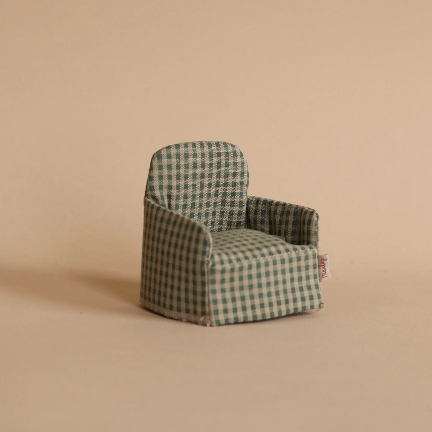 Sillón para ratoncitos - Green checker