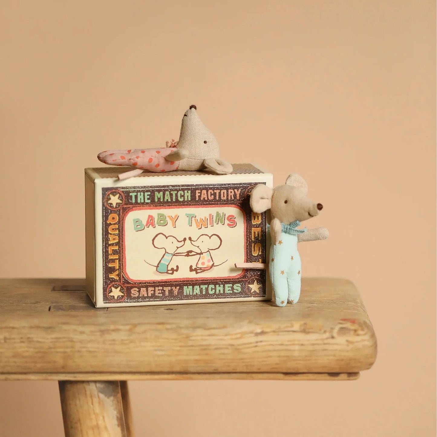 Ratoncitos - Twins baby mice In A Matchbox