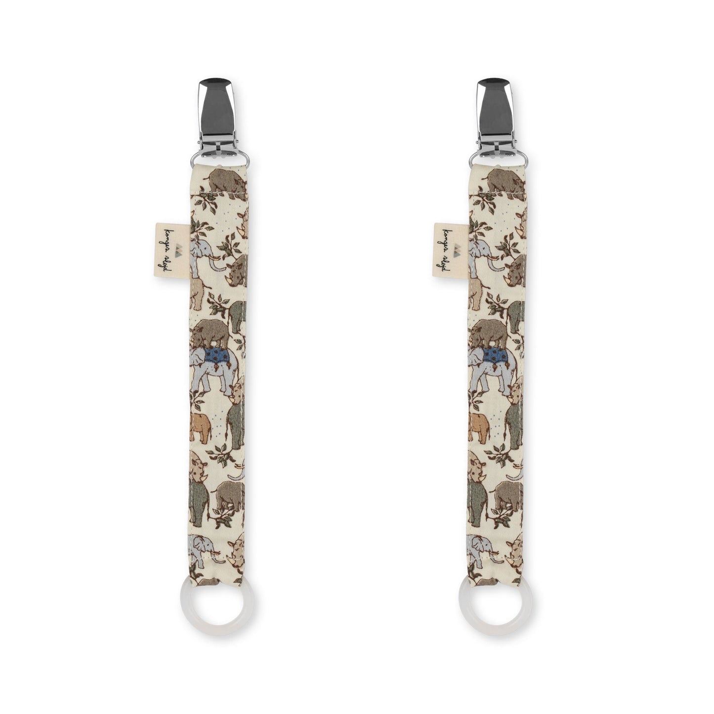 Pack de 2 Porta Chupetes - Safari
