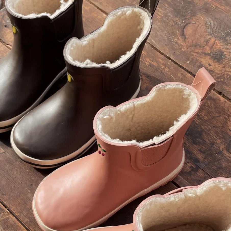 Botas de agua Roi con chiporro - Chocolate brown