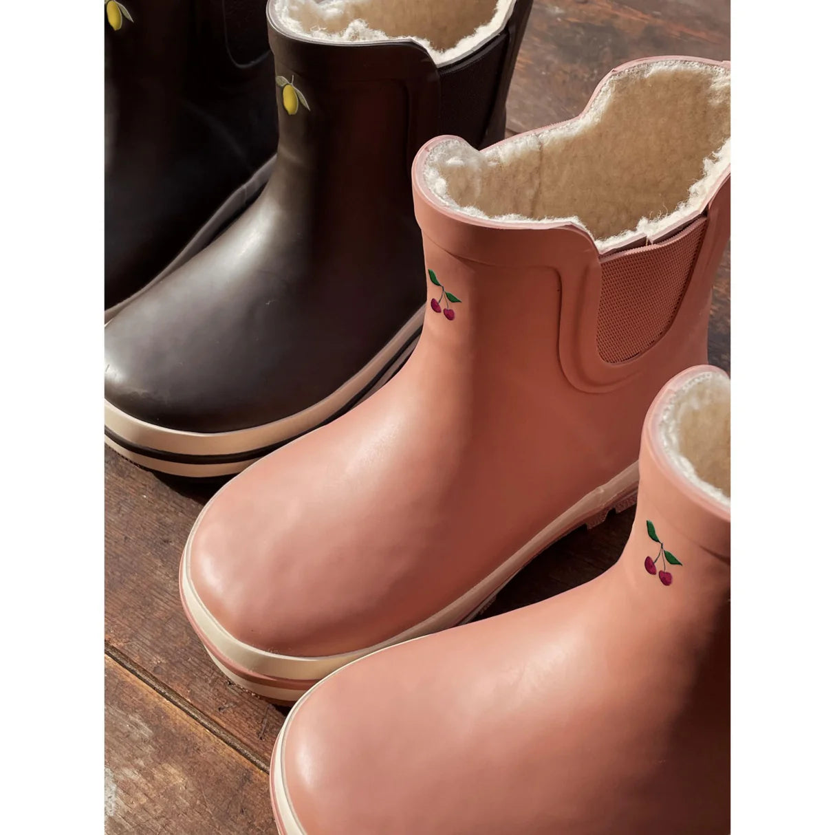Botas de agua Roi con chiporro - Cameo brown