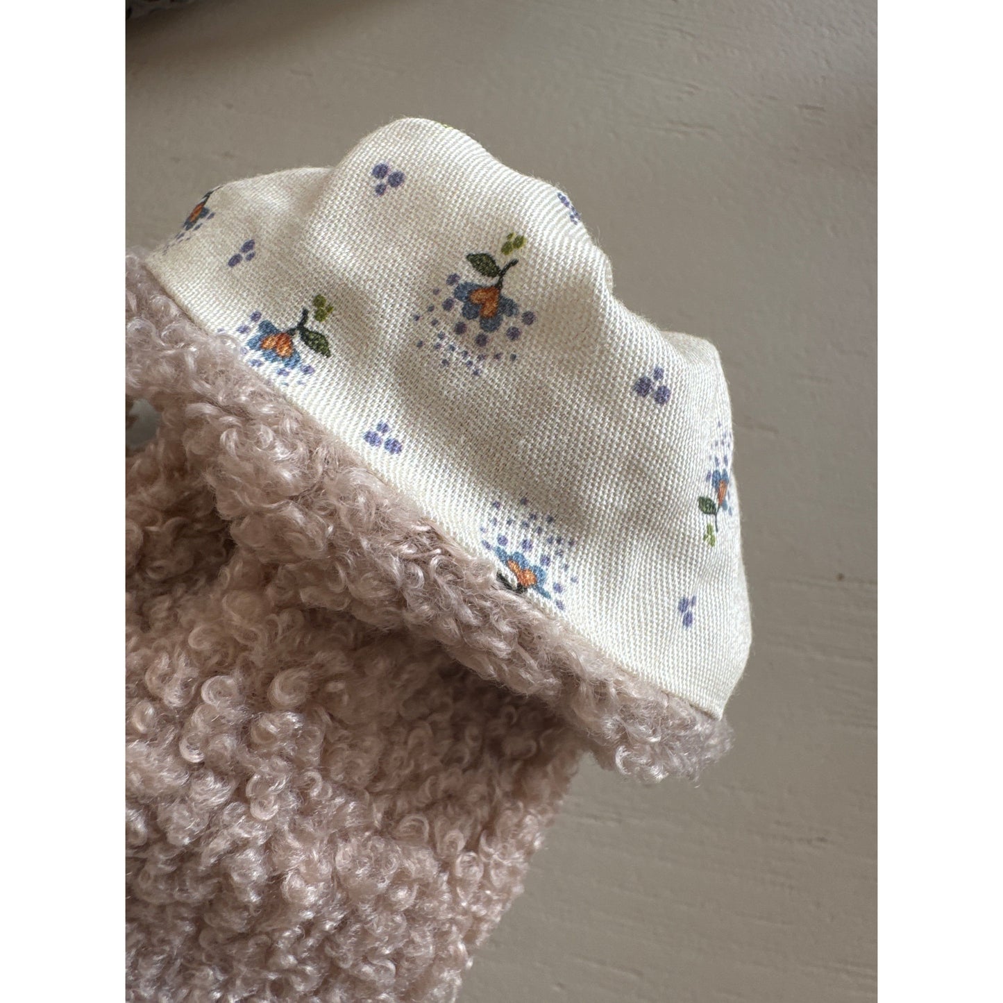 Mitones Grizz teddy baby mittens - Oxford Tan