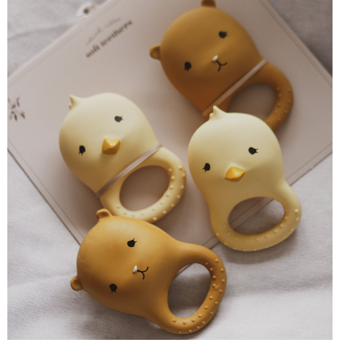 Set 2 Mordedores - Chicken / Bear