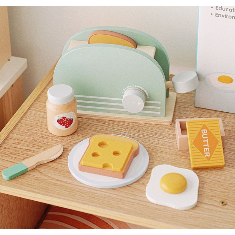 Set de desayuno madera