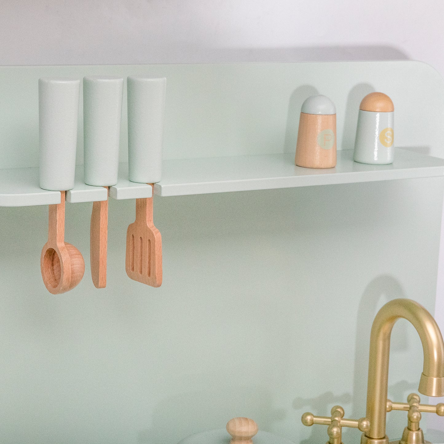 Cocina de madera retro - Mint