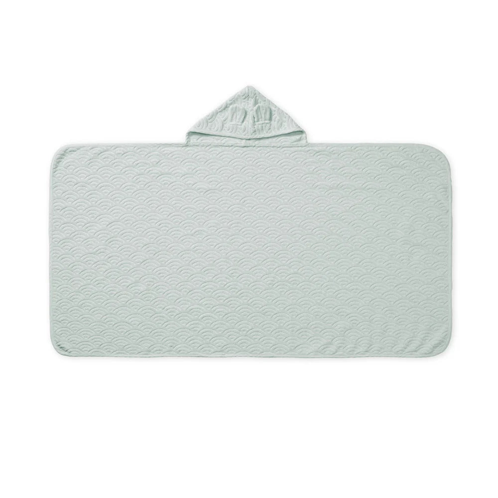 Toalla junior con capucha y orejas - GOTS Classic grey