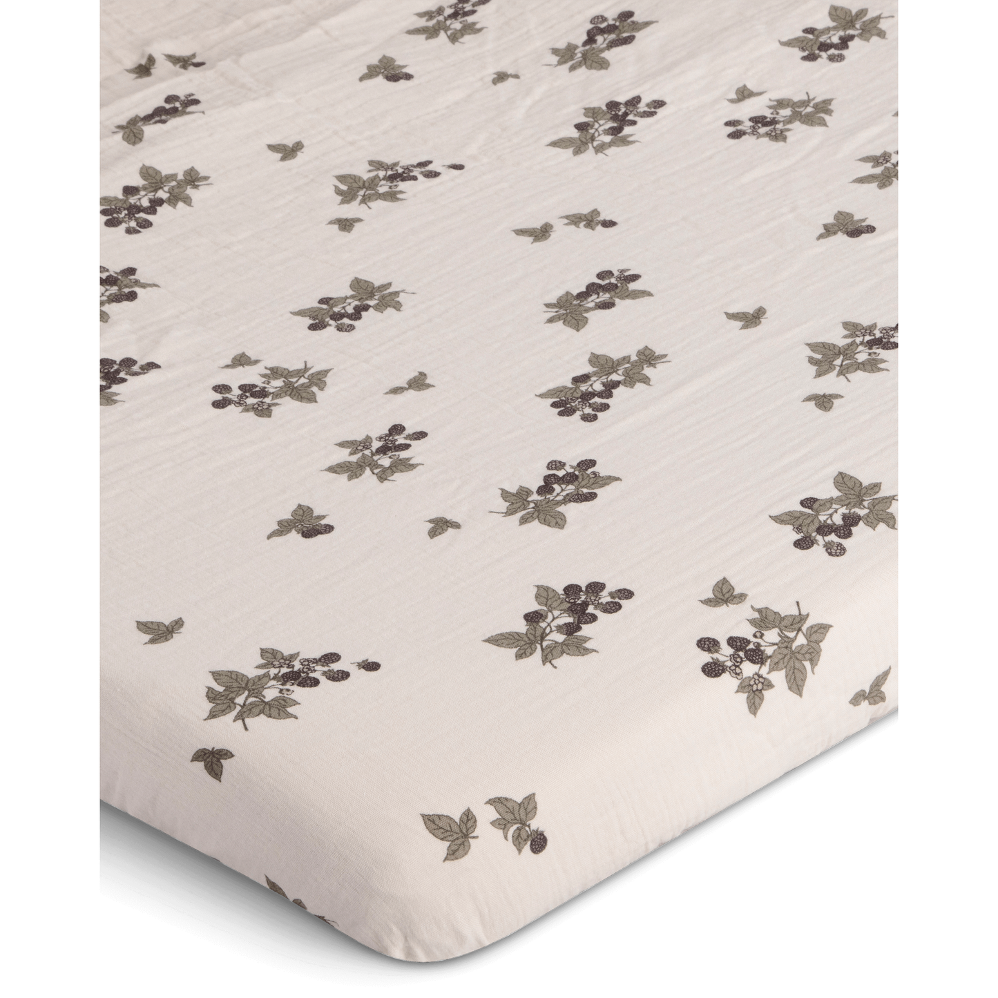 Sábana bajera muselina cuna - Blackberry