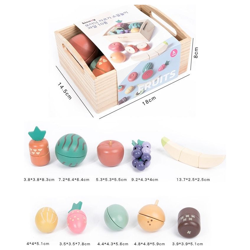 Caja de frutas con imán