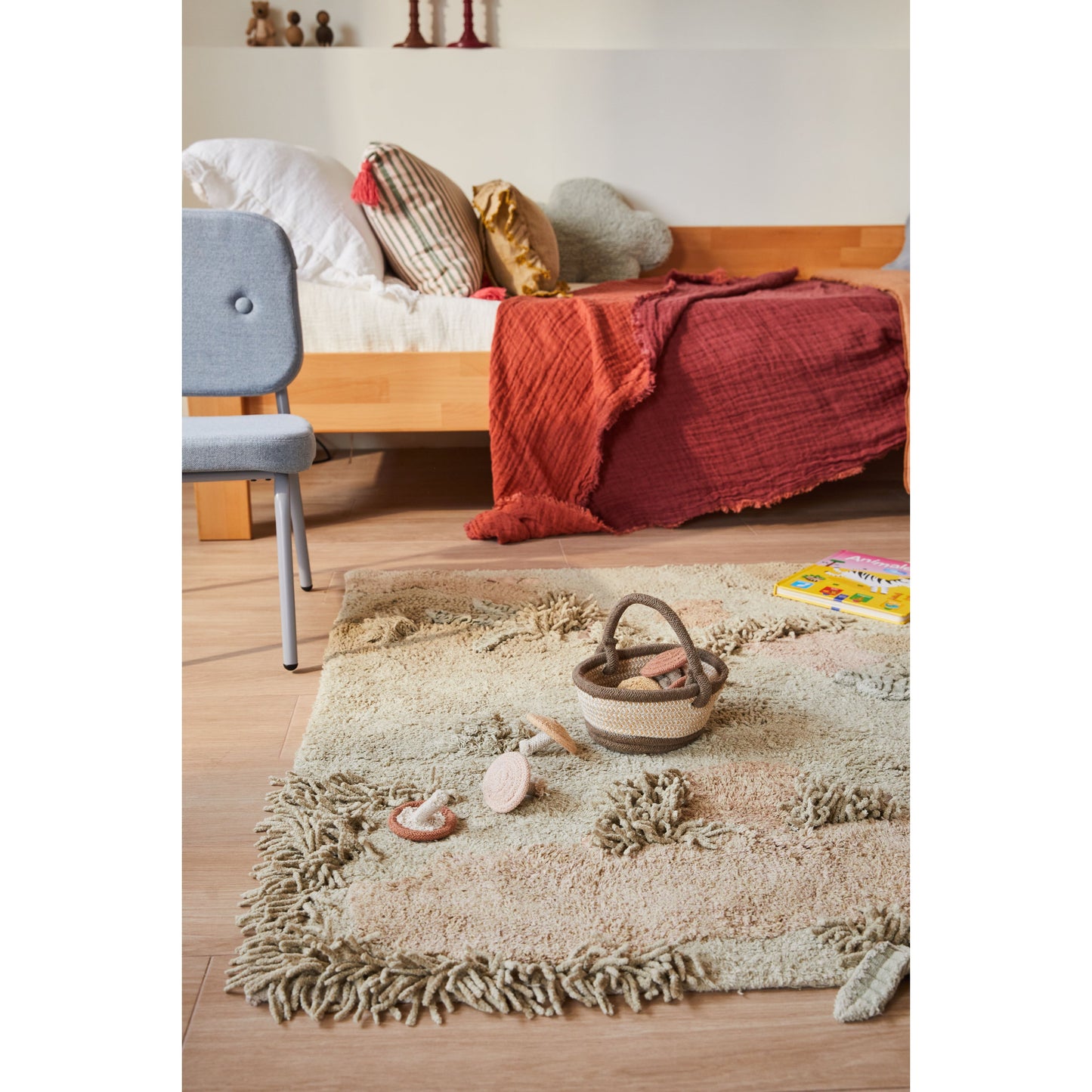 Alfombra de juego lavable - Mushroom Forest (120 x 160 cm)