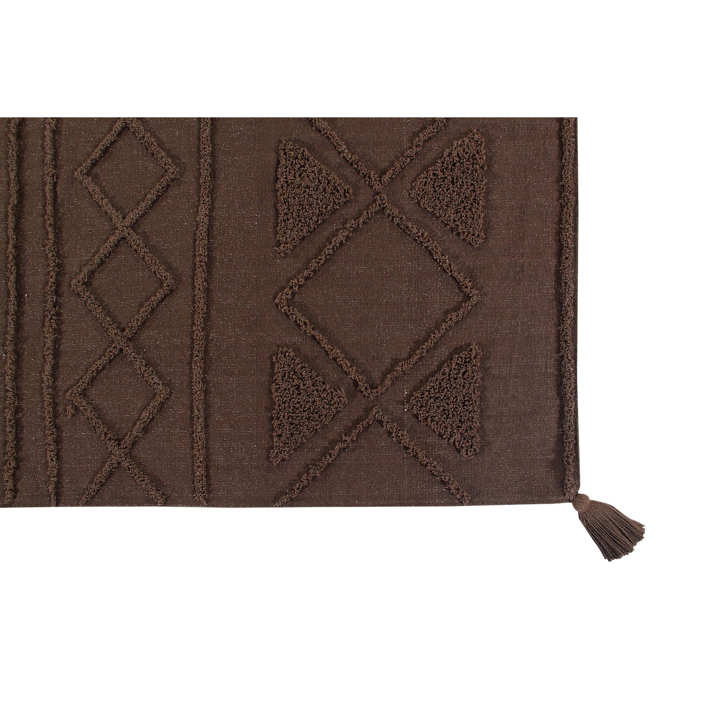 Alfombra lavable tribu - Brown