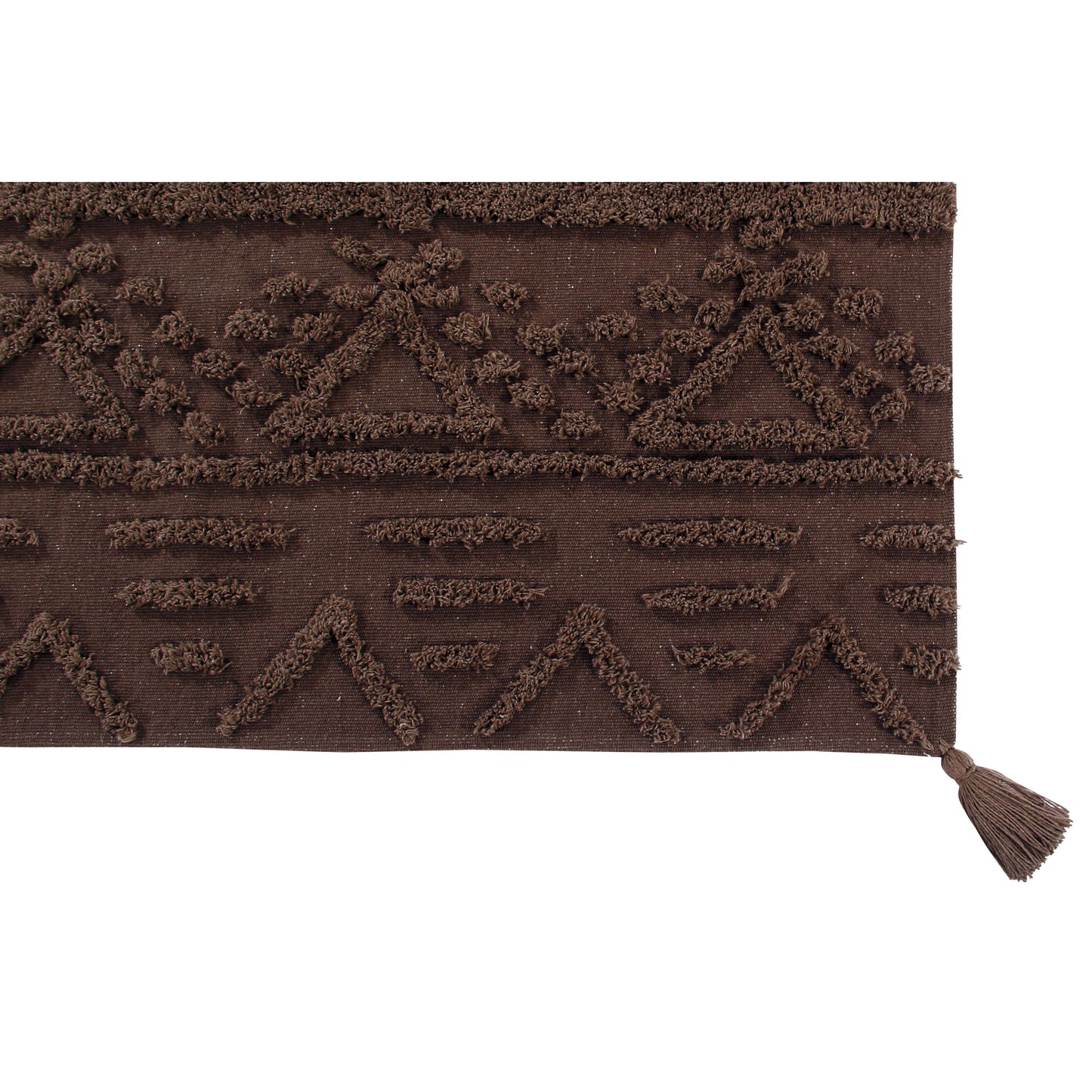 Alfombra lavable tribu - Brown