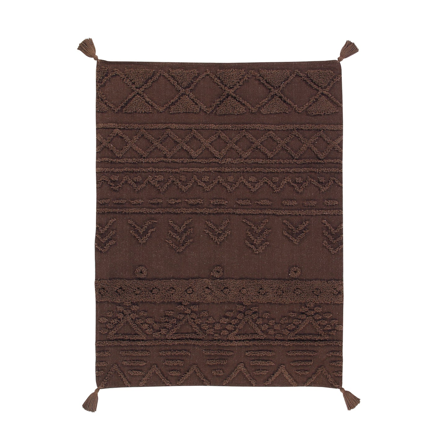 Alfombra lavable tribu - Brown