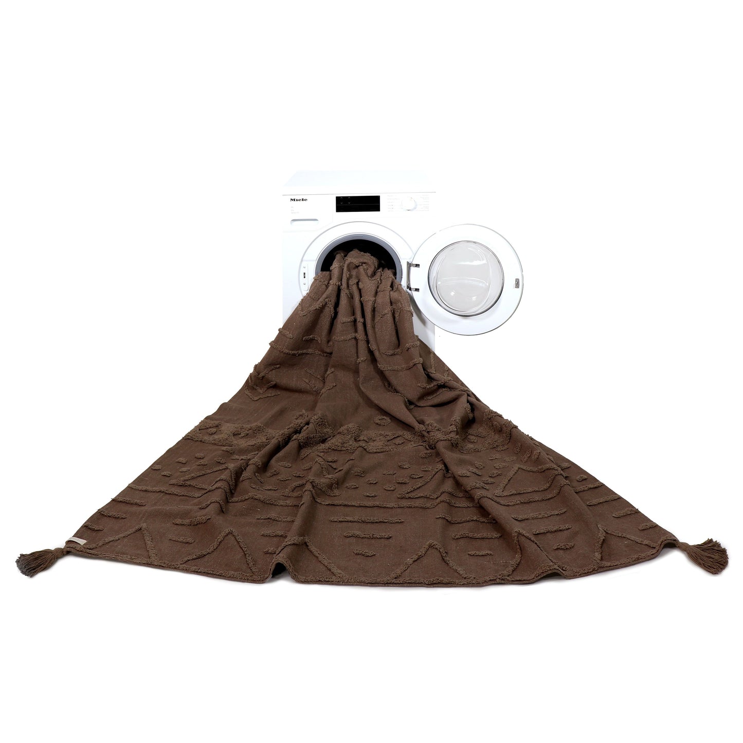 Alfombra lavable tribu - Brown