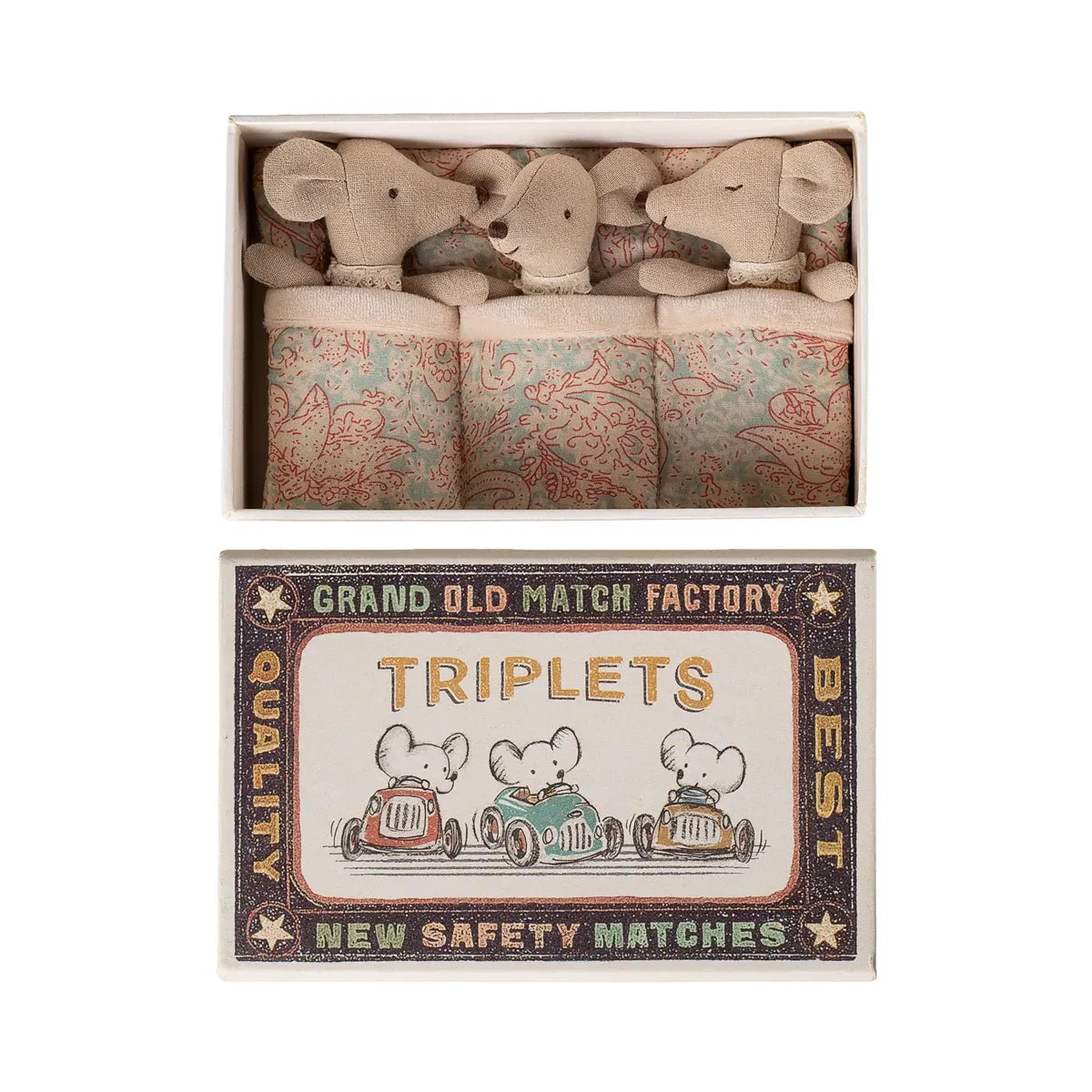 Ratoncitos - Triplets, Baby mice in matchbox - Checker