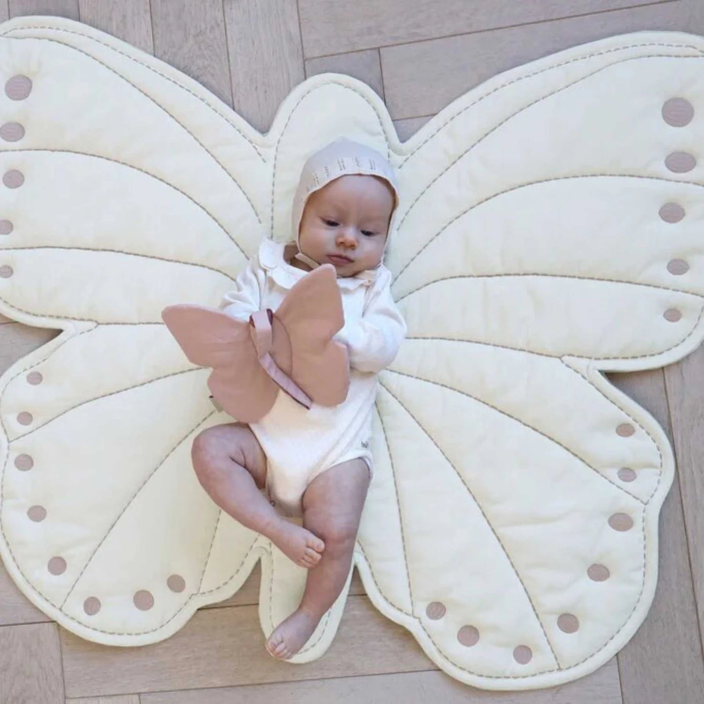 Playmat - Butterfly Off white