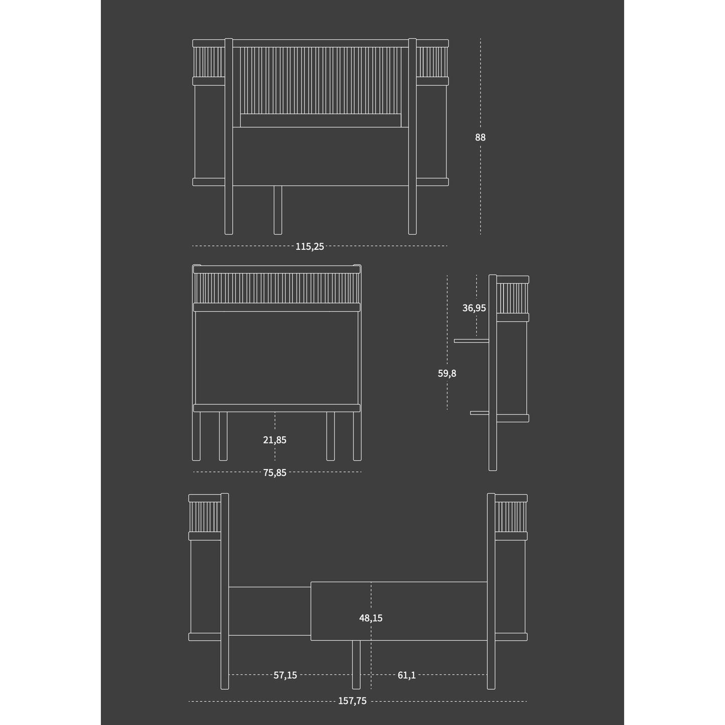 PRE-ORDER Cuna/Cama baby & jr