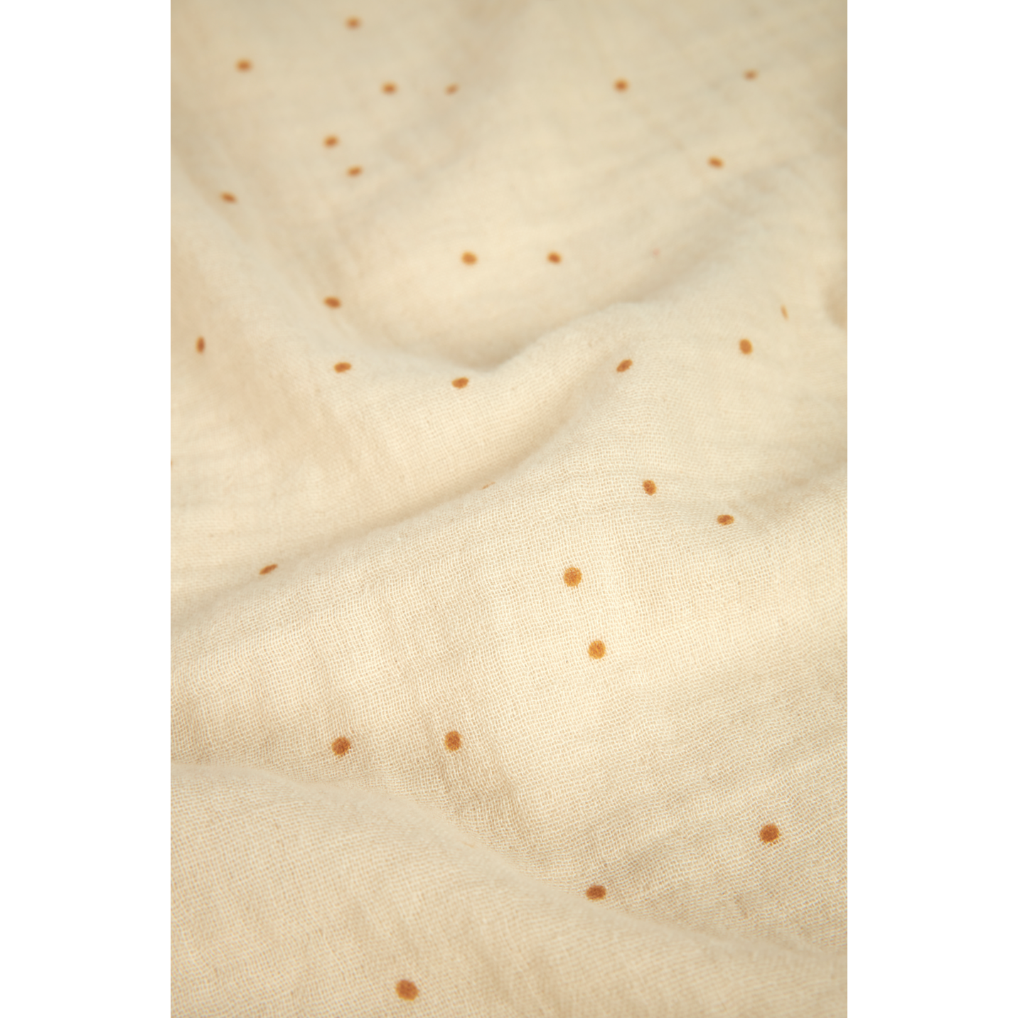 Set de regalo / Muselina Estampada Wabi Sabi - Dots Ginger