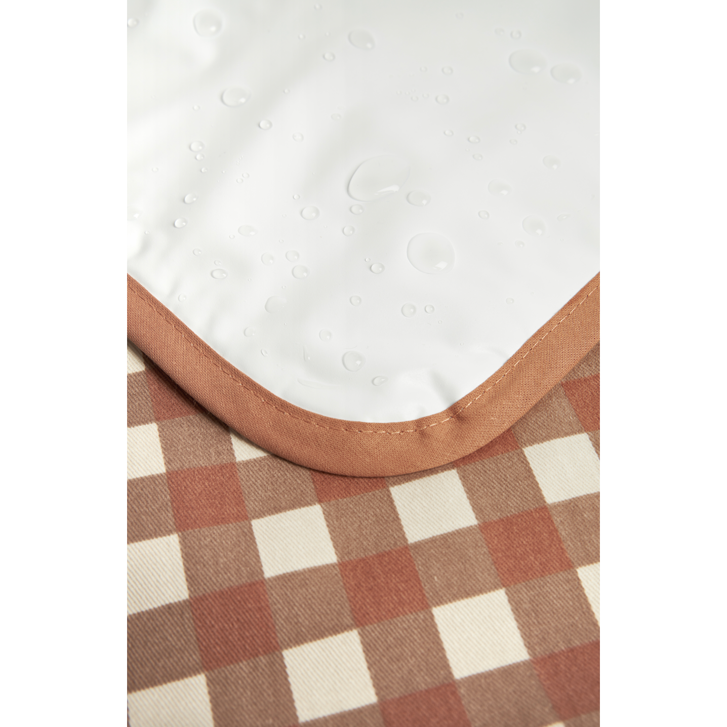 Mudador Portatil Impermeable Hyde Park - Terracota checks