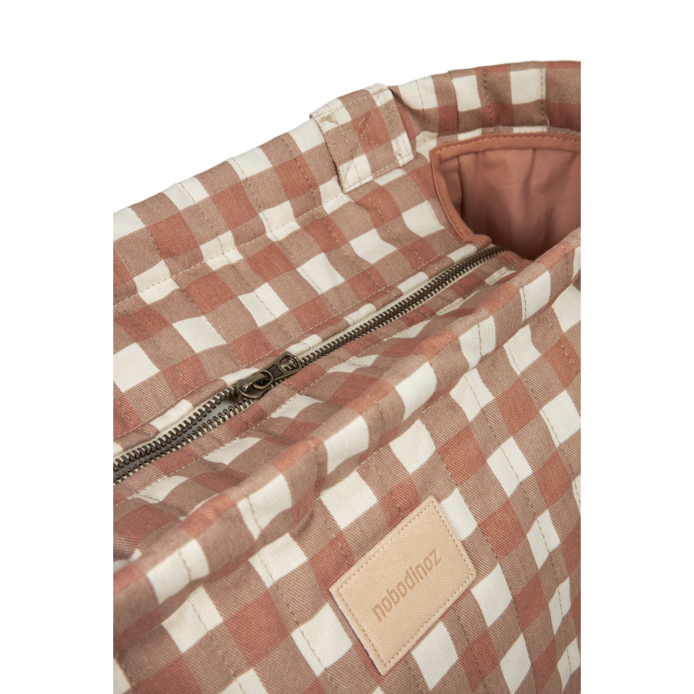 Tote bag Hyde Park - Terracota Checks