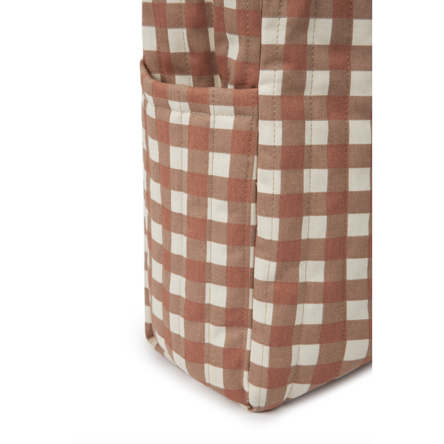 Tote bag Hyde Park - Terracota Checks
