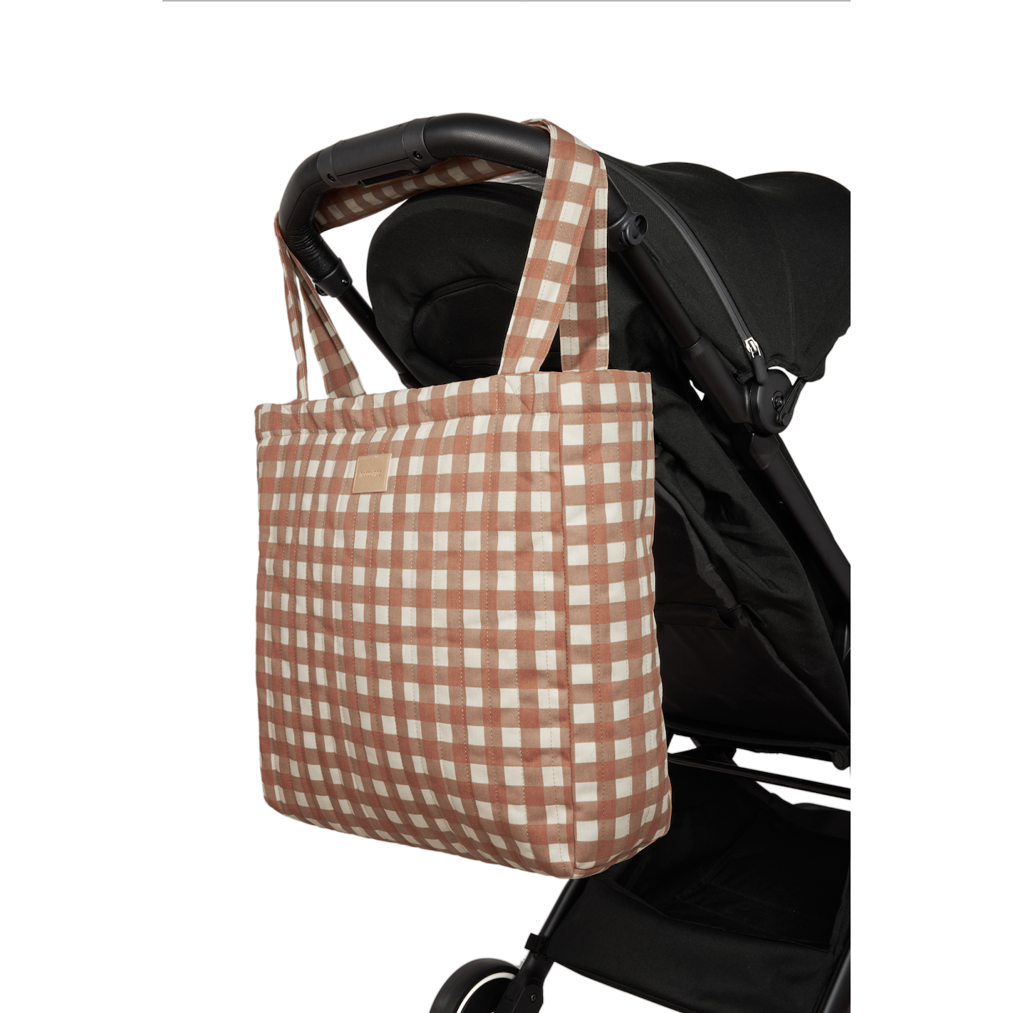 Tote bag Hyde Park - Terracota Checks