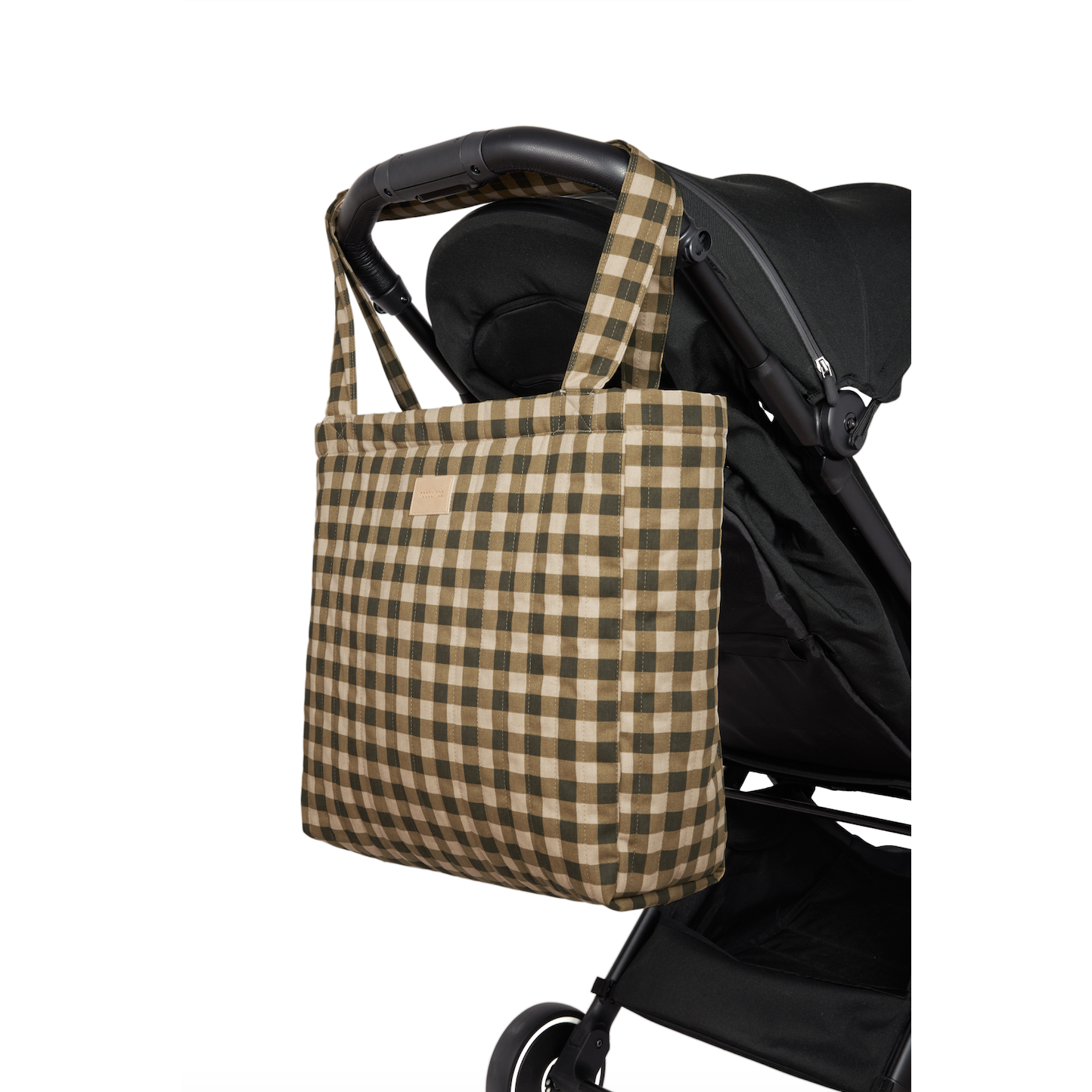 Tote bag Hyde Park - Green Checks