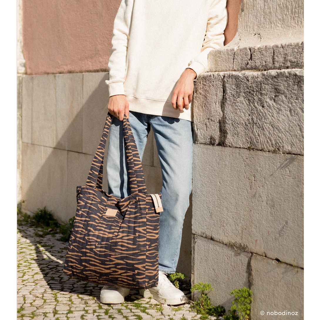 Tote bag Hyde Park - Blue Waves