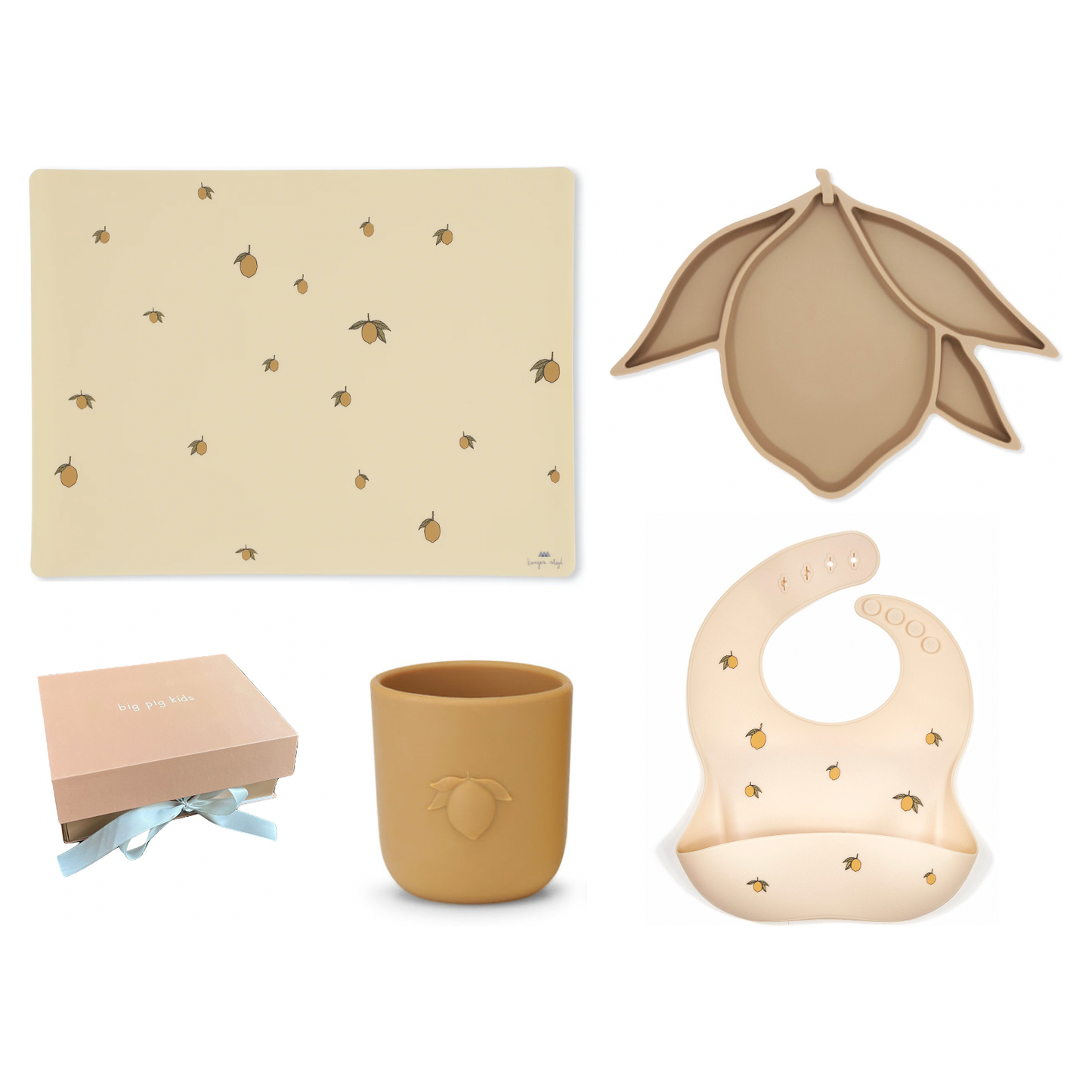 Caja de regalo KONGLES SLOJD X Big Pig Kids - My First Meal Lemon Lovers