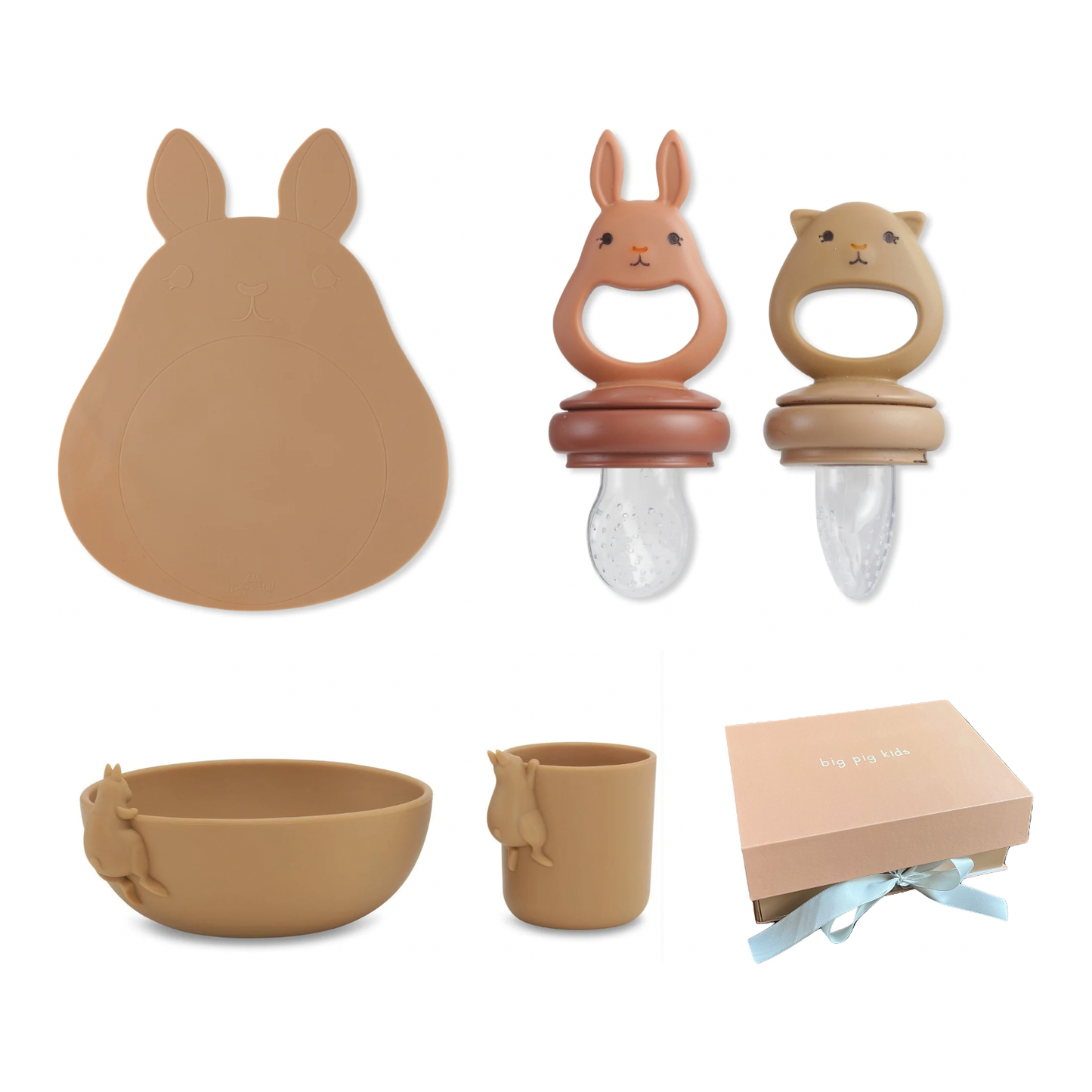 Caja de regalo KONGLES SLOJD X Big Pig Kids - My First Meal Bunny Lovers