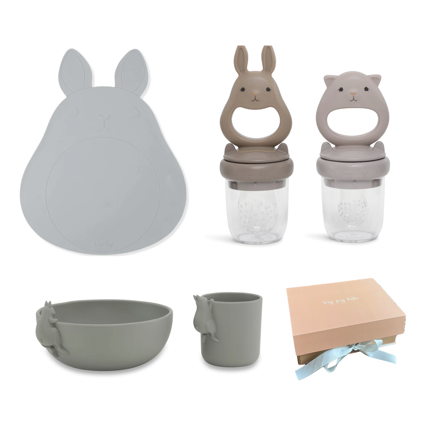 Caja de regalo KONGLES SLOJD X Big Pig Kids - My First Meal Bunny Lovers