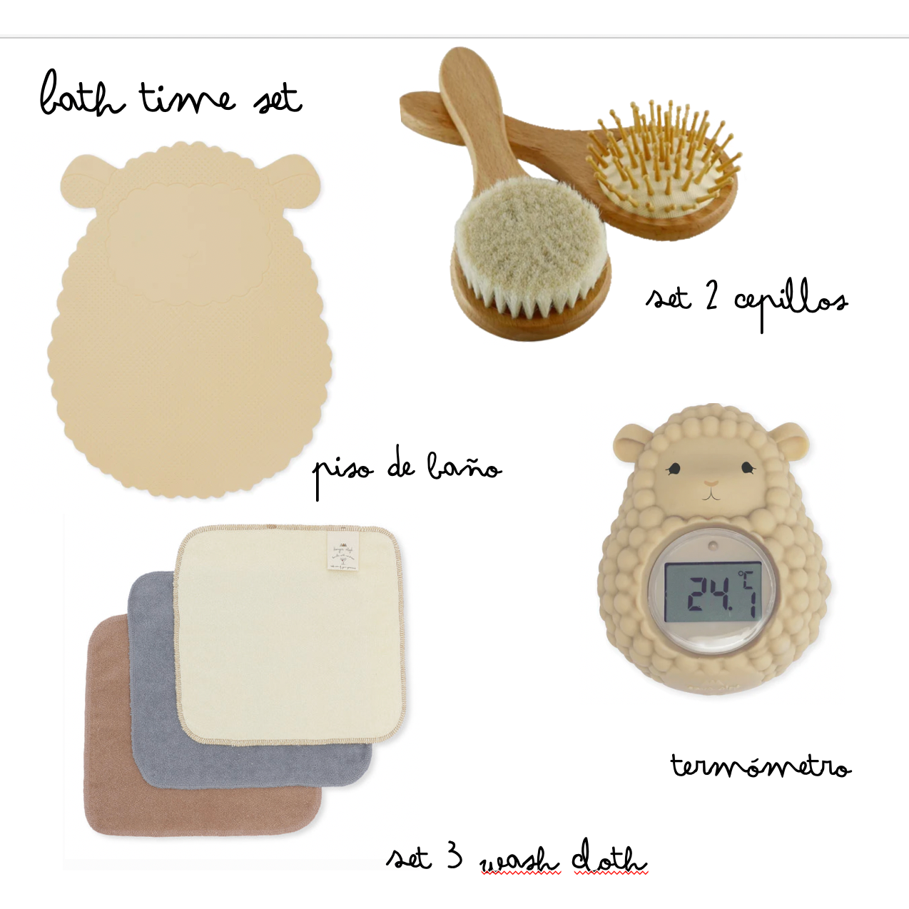 Set de regalo Bath Essentials - Sheep