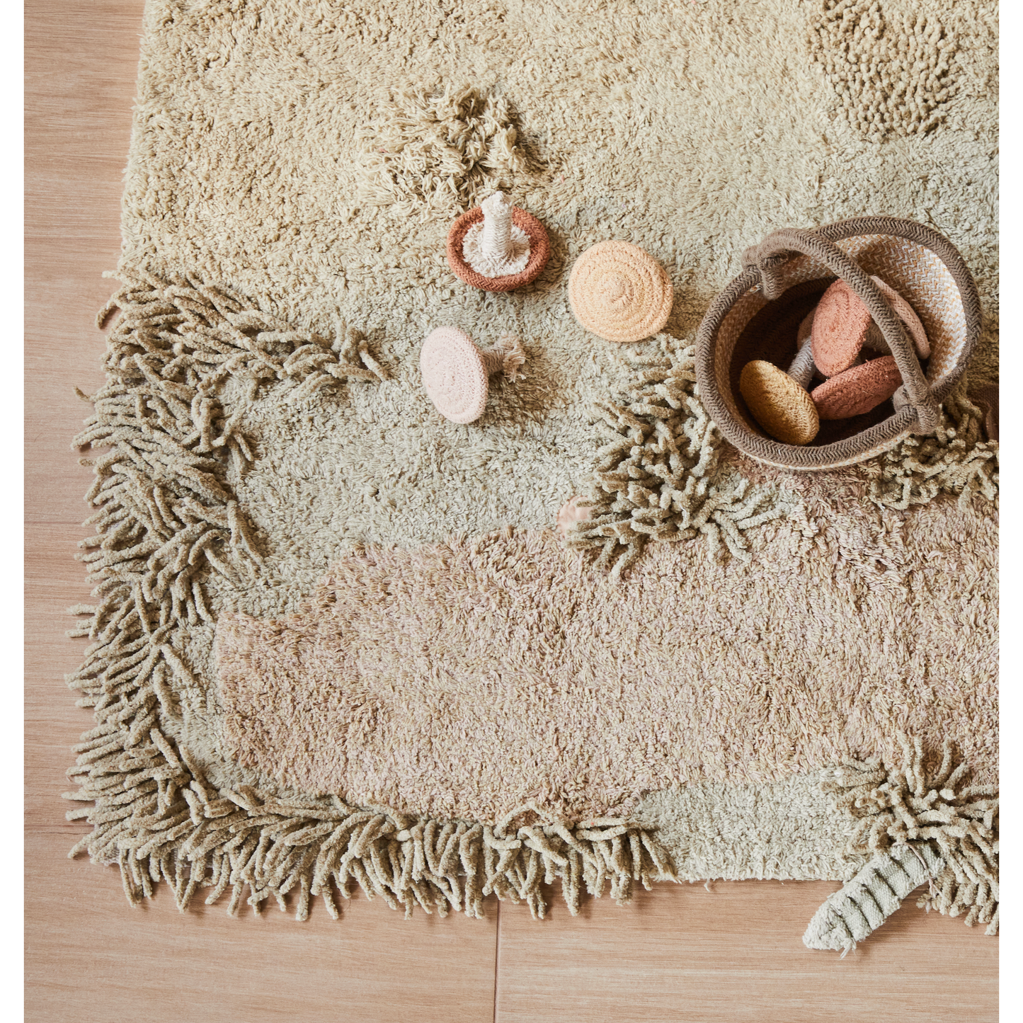 Alfombra de juego lavable - Mushroom Forest (120 x 160 cm)