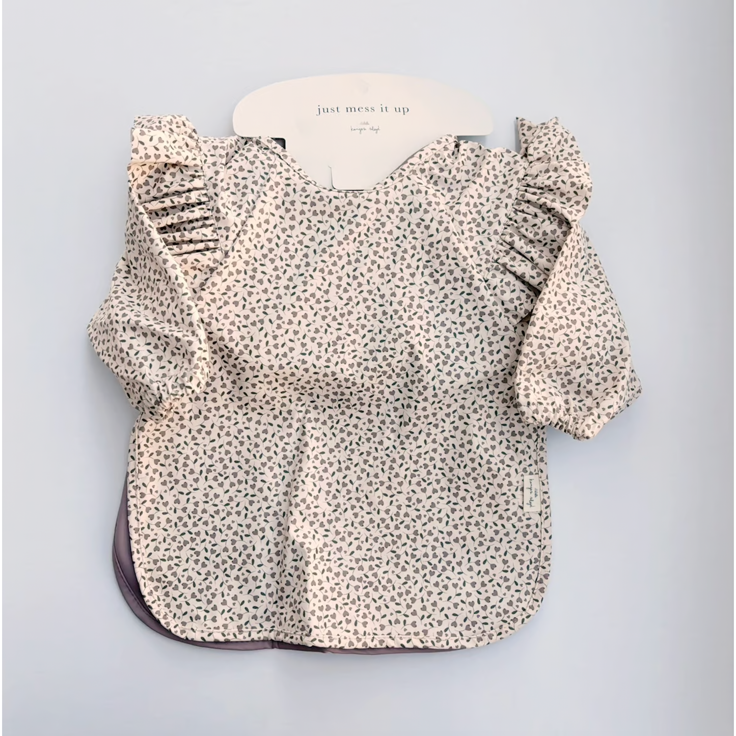 Set 2 Baberos con mangas y vuelitos - Milk tank / Antler