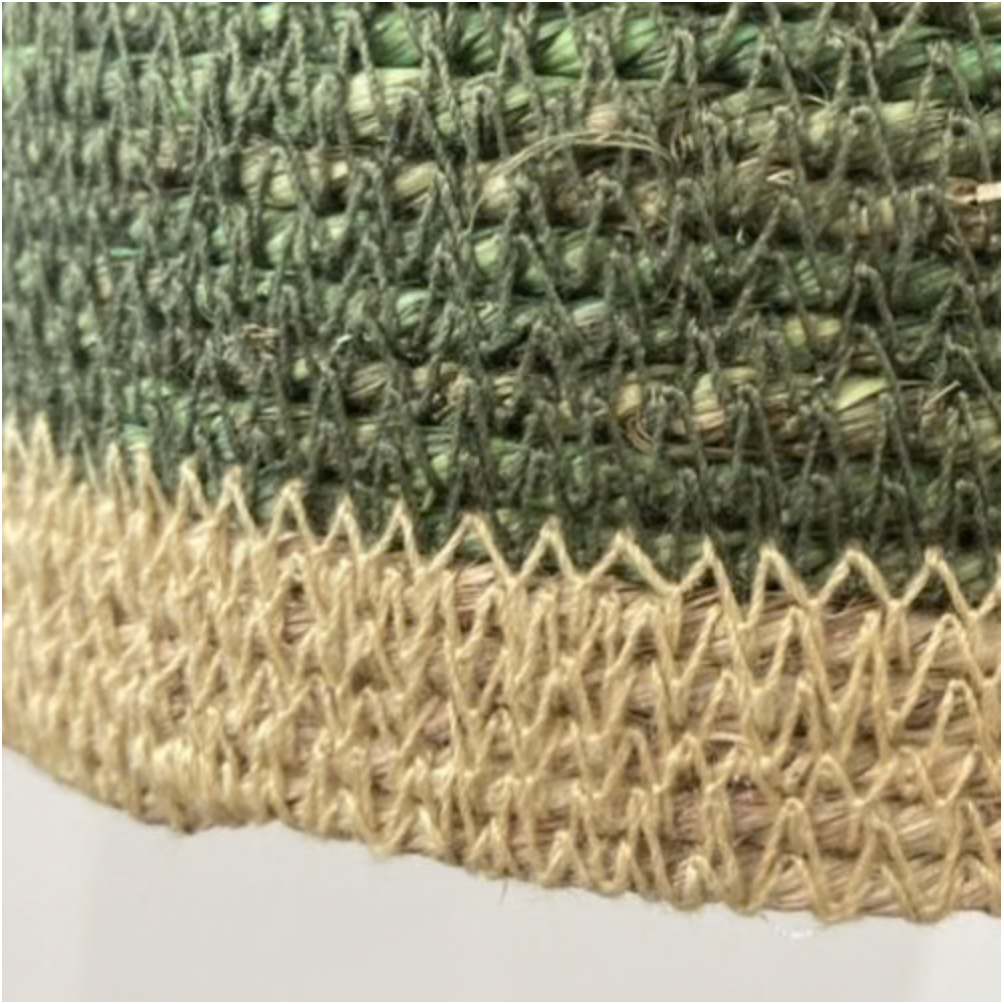 Lampara Colgante fibra natural Ø15 cm - Green