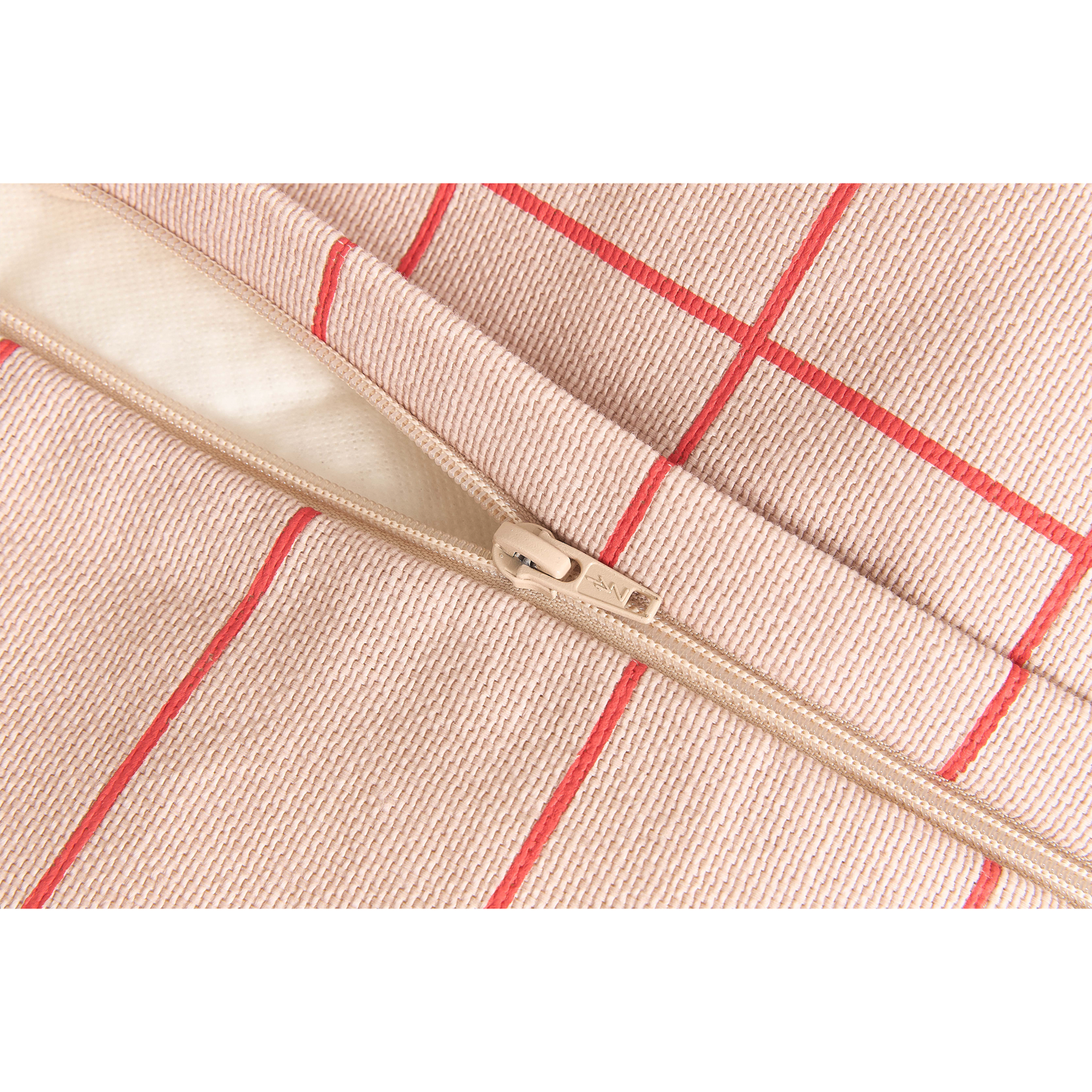 Pouf sillón vibes - Pink red grid