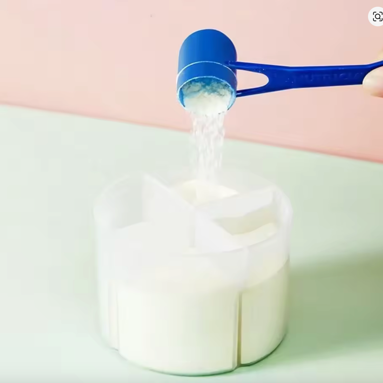Dispensador de formula - white