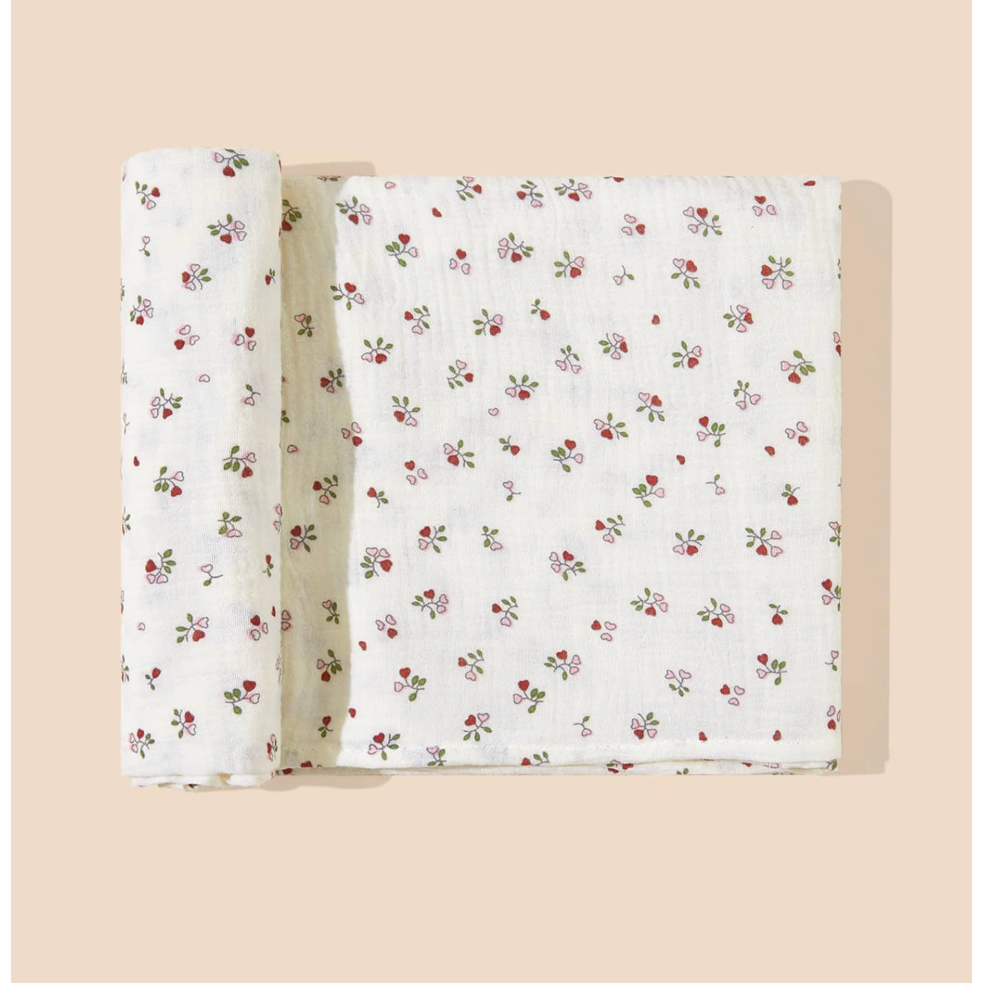 Swaddle / Manta doble capa muselina 100% algodón orgánico - sweet