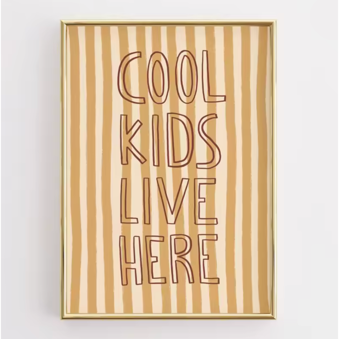 Lámina / poster - Cool kids live here