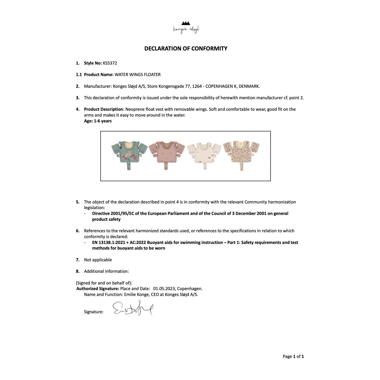 Flotador con alitas - Safari