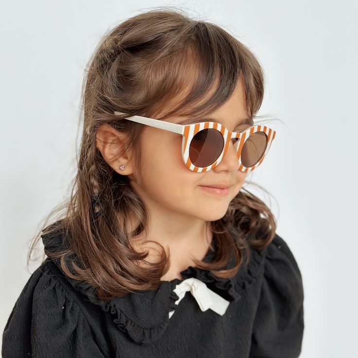 Anteojos Stripes - Camel