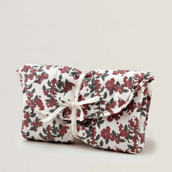 Mudador Portátil percale - Cherrie Blossom