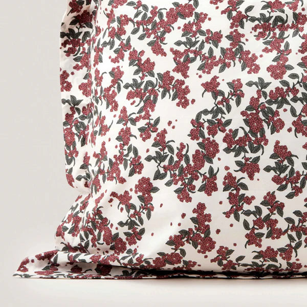 Funda de plumón percale cuna Junior - Cherrie Blossom