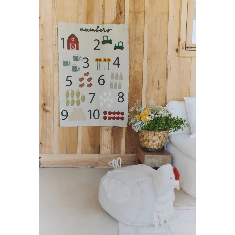 Decoración de pared - Farm numbers