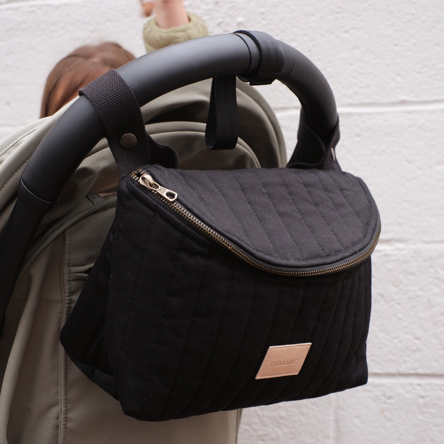 Organizador de cochecito impermeable 2 en 1 Hyde Park - Brick Brown