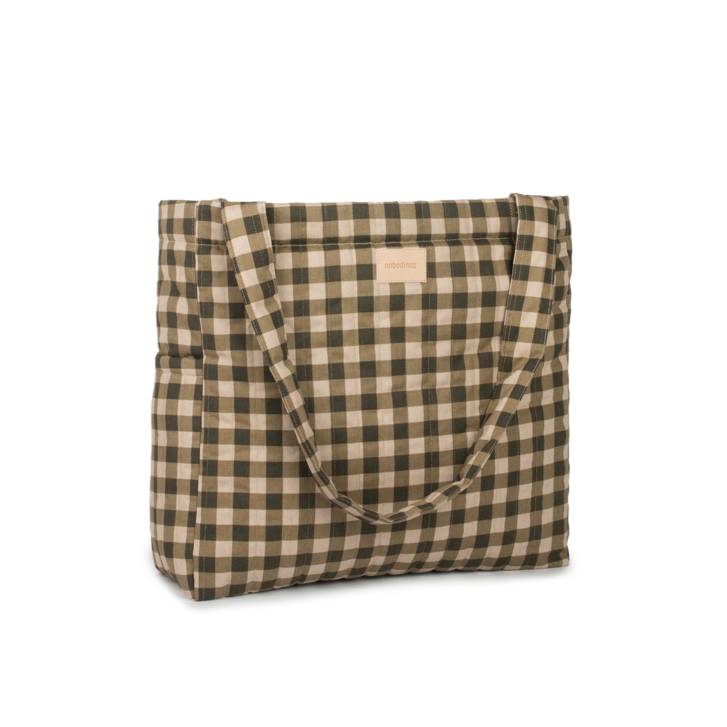 Tote bag Hyde Park - Green Checks