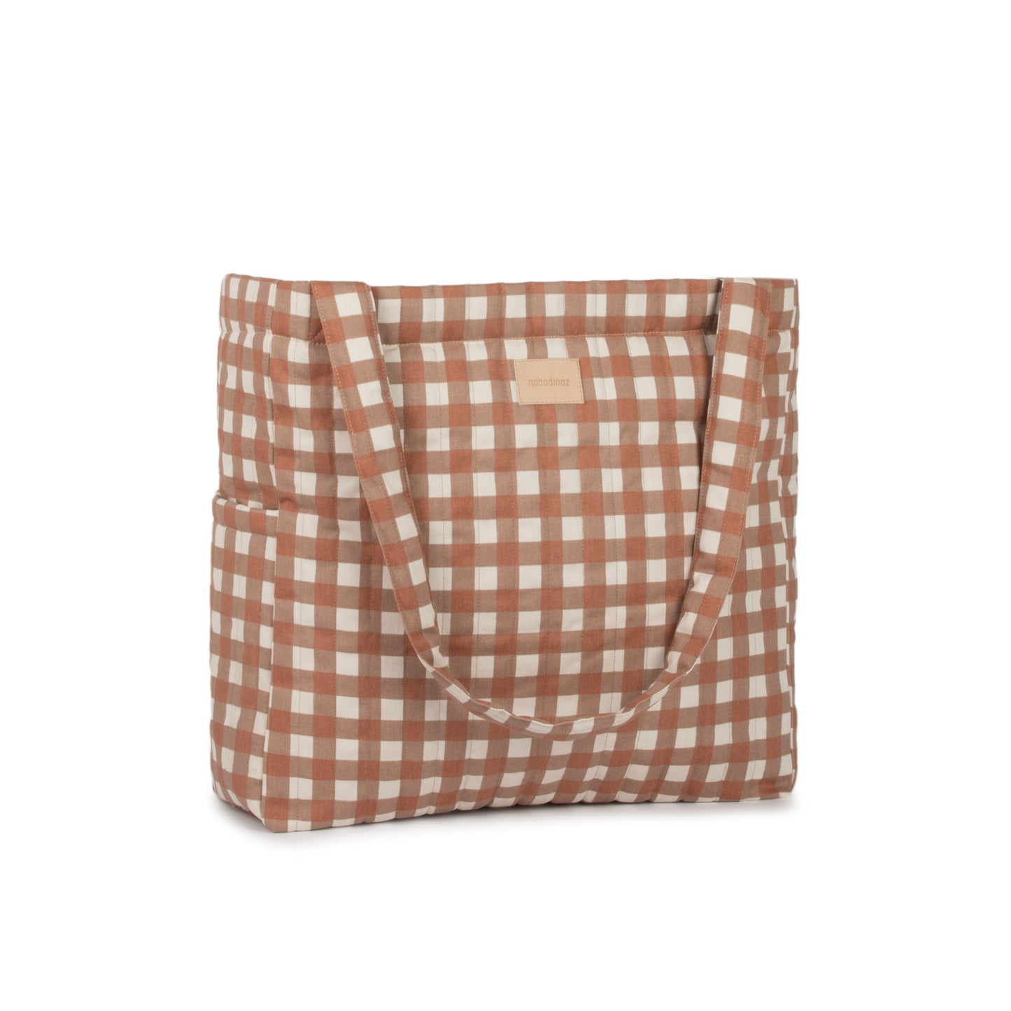 Tote bag Hyde Park - Terracota Checks